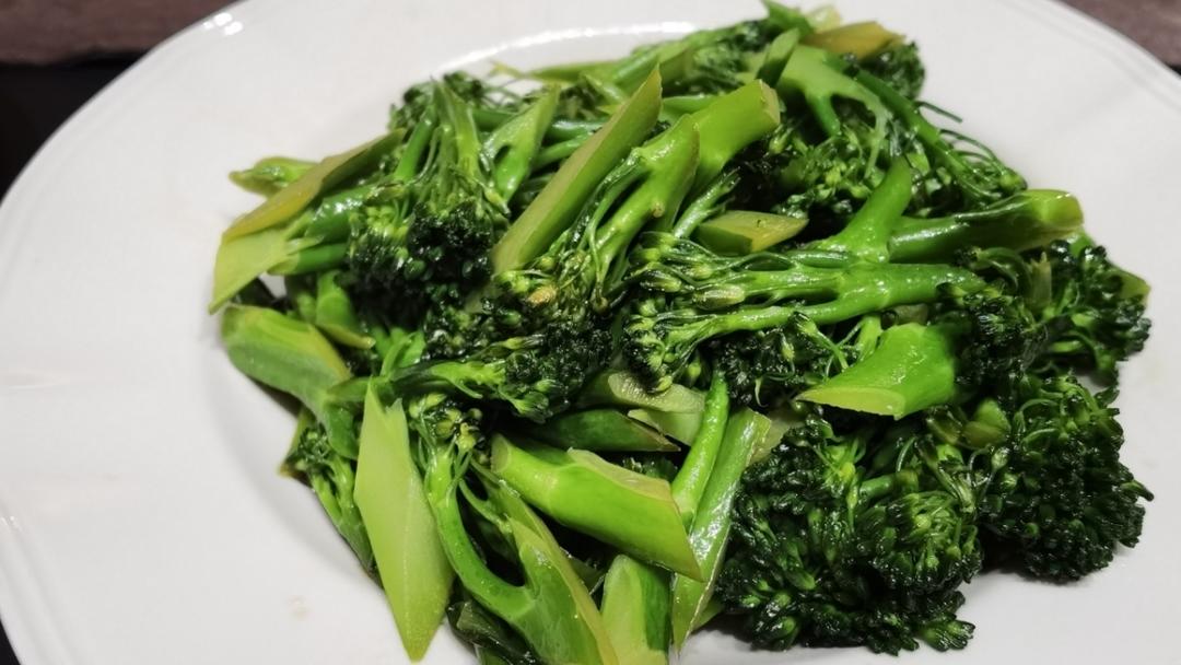 炒西兰苔，可炒一切绿色蔬菜配方