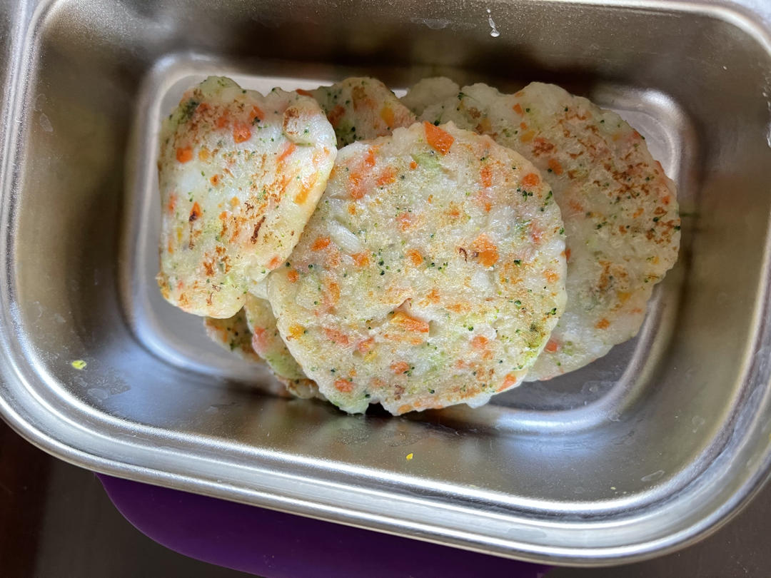 儿童辅食：蔬菜山药小饼