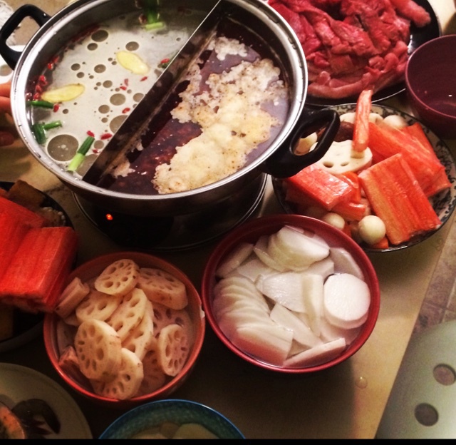 自制麻辣重庆火锅