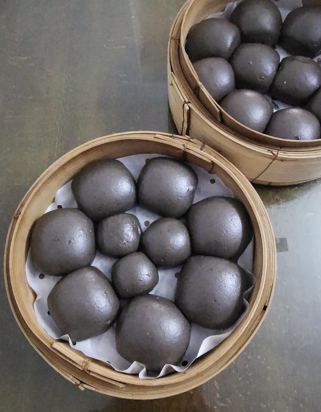 黑芝麻馒头（一发）