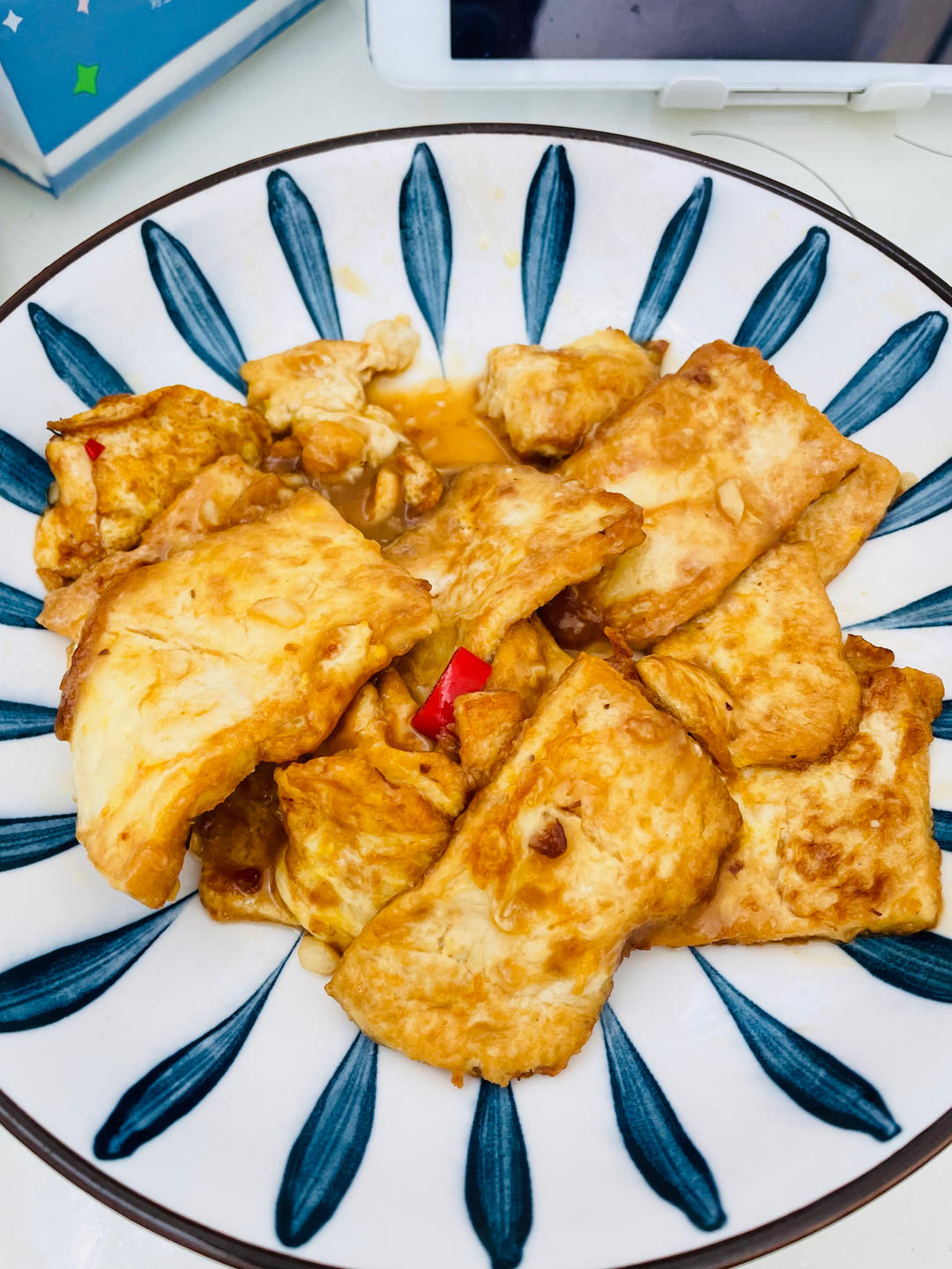 外焦里嫩的香煎豆腐