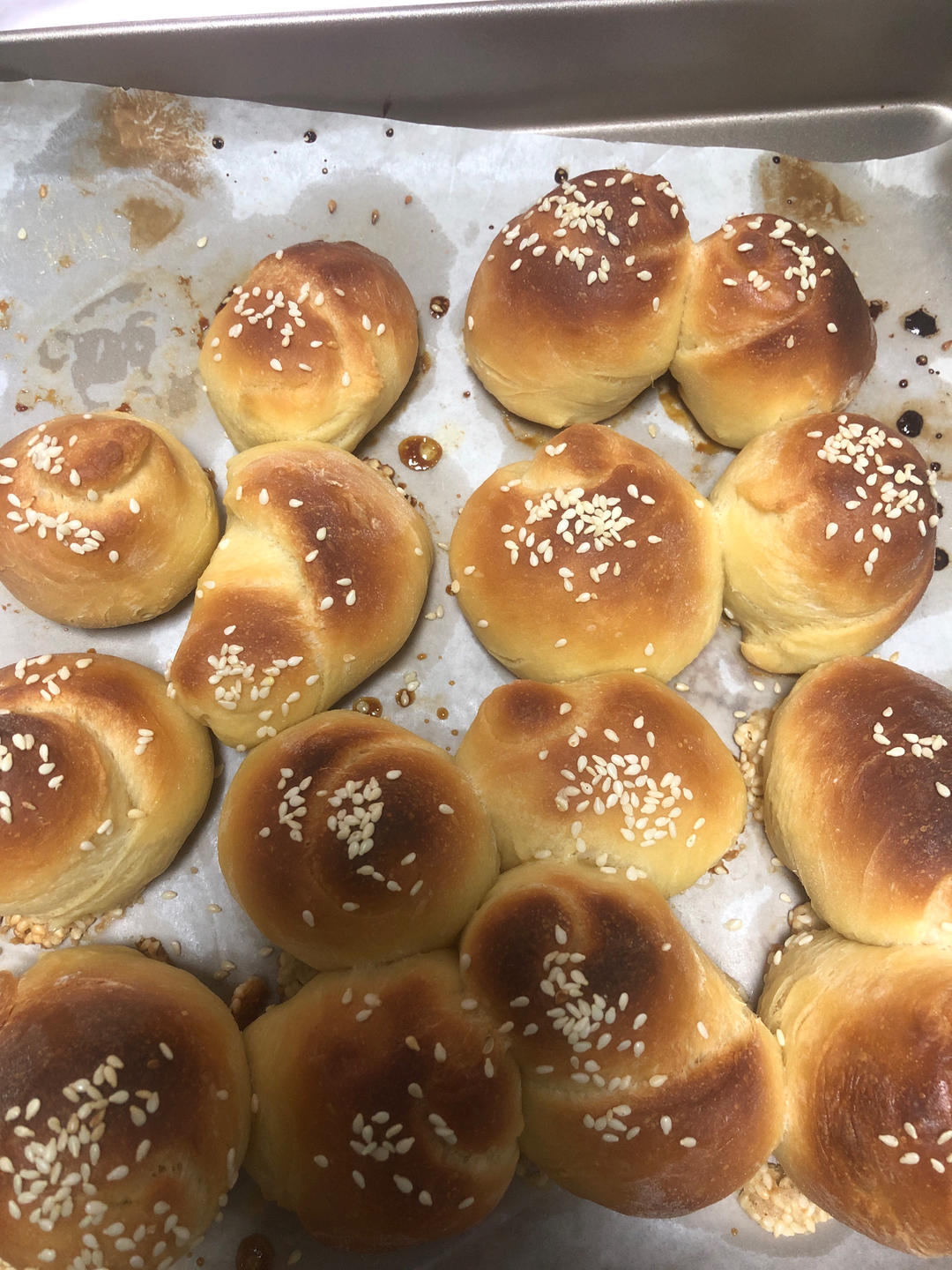 奶油蜂蜜小面包