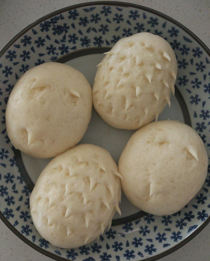 自制无油奶黄包