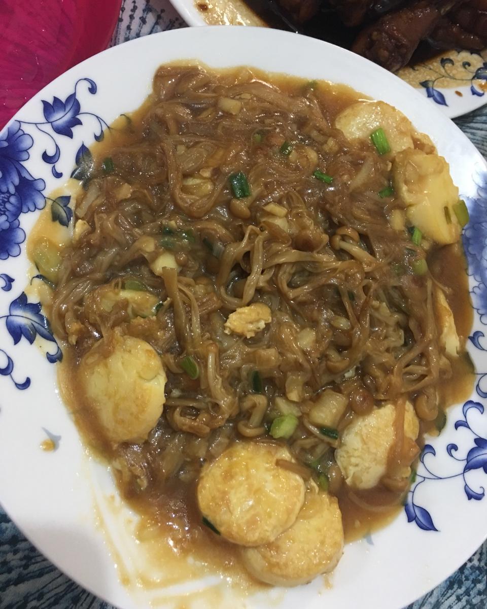 超级下饭菜--金针菇日本豆腐