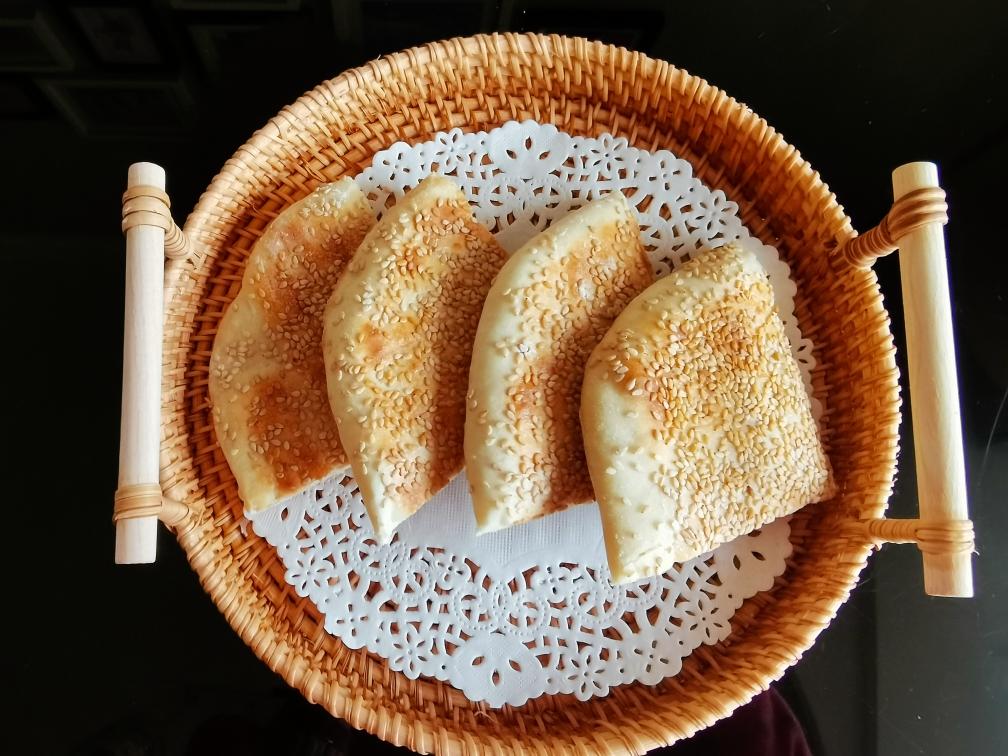 芝麻白饼——牛、羊肉汤的绝配面食