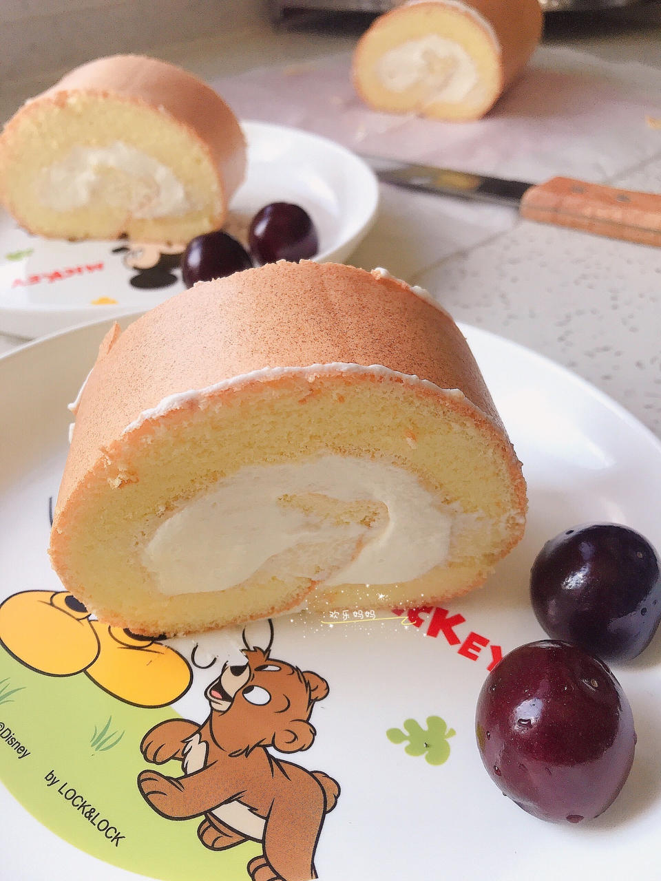 原味蛋糕卷
