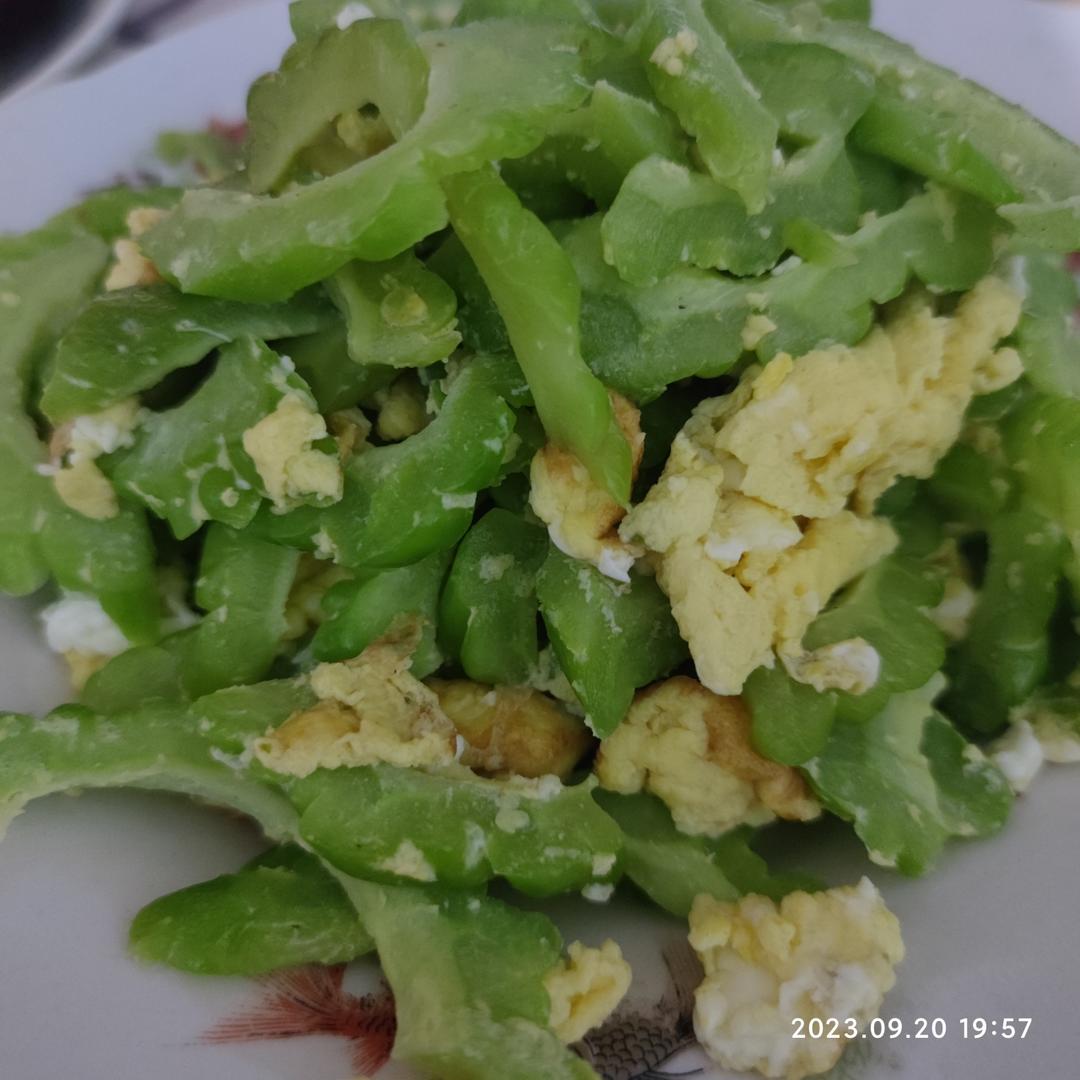 苦瓜炒蛋（清火菜）