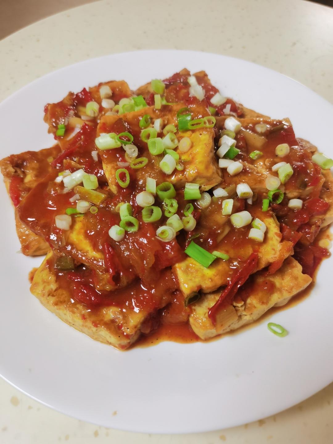 西红柿锅塌豆腐的做法