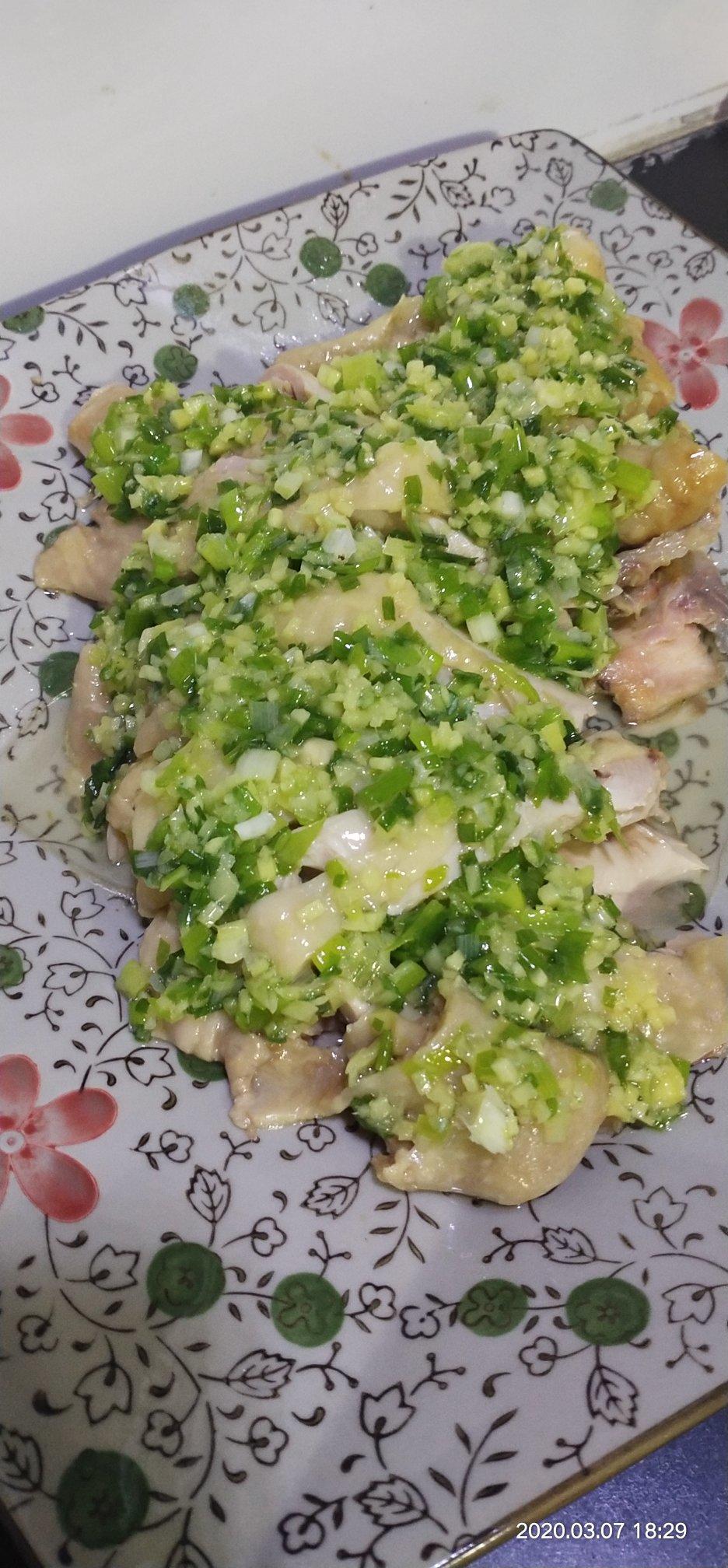 葱油鸡腿