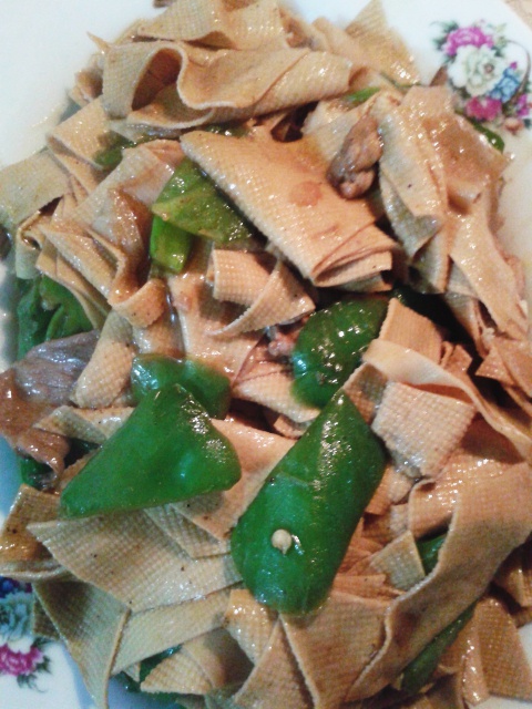 东北尖椒干豆腐