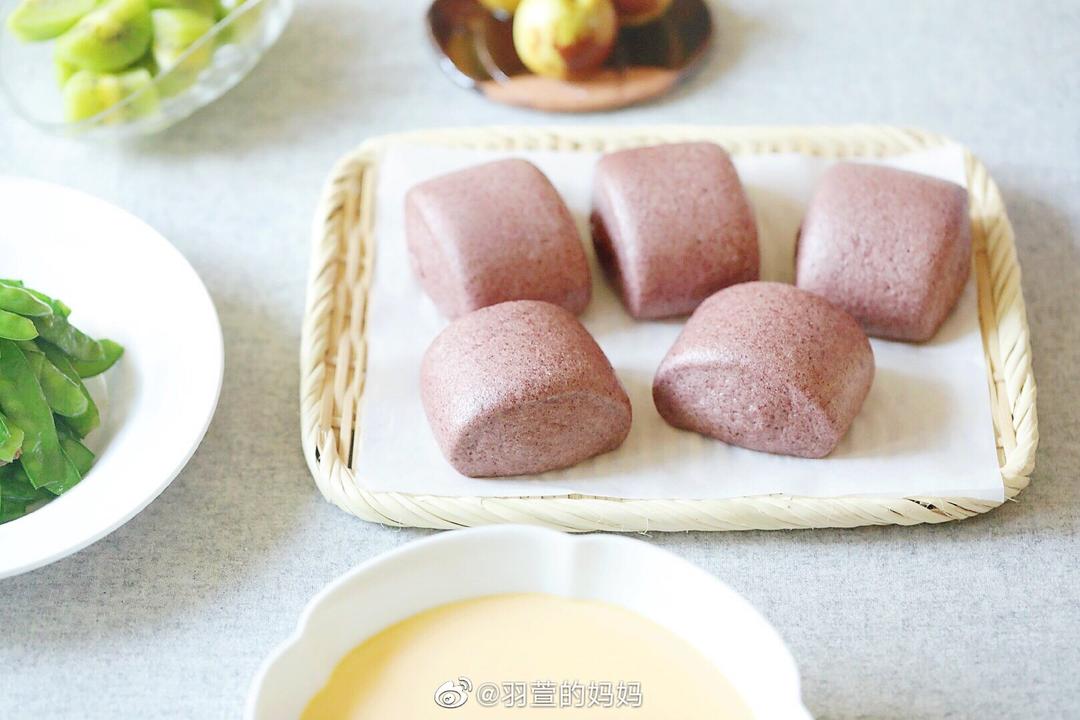黑米馒头的做法
