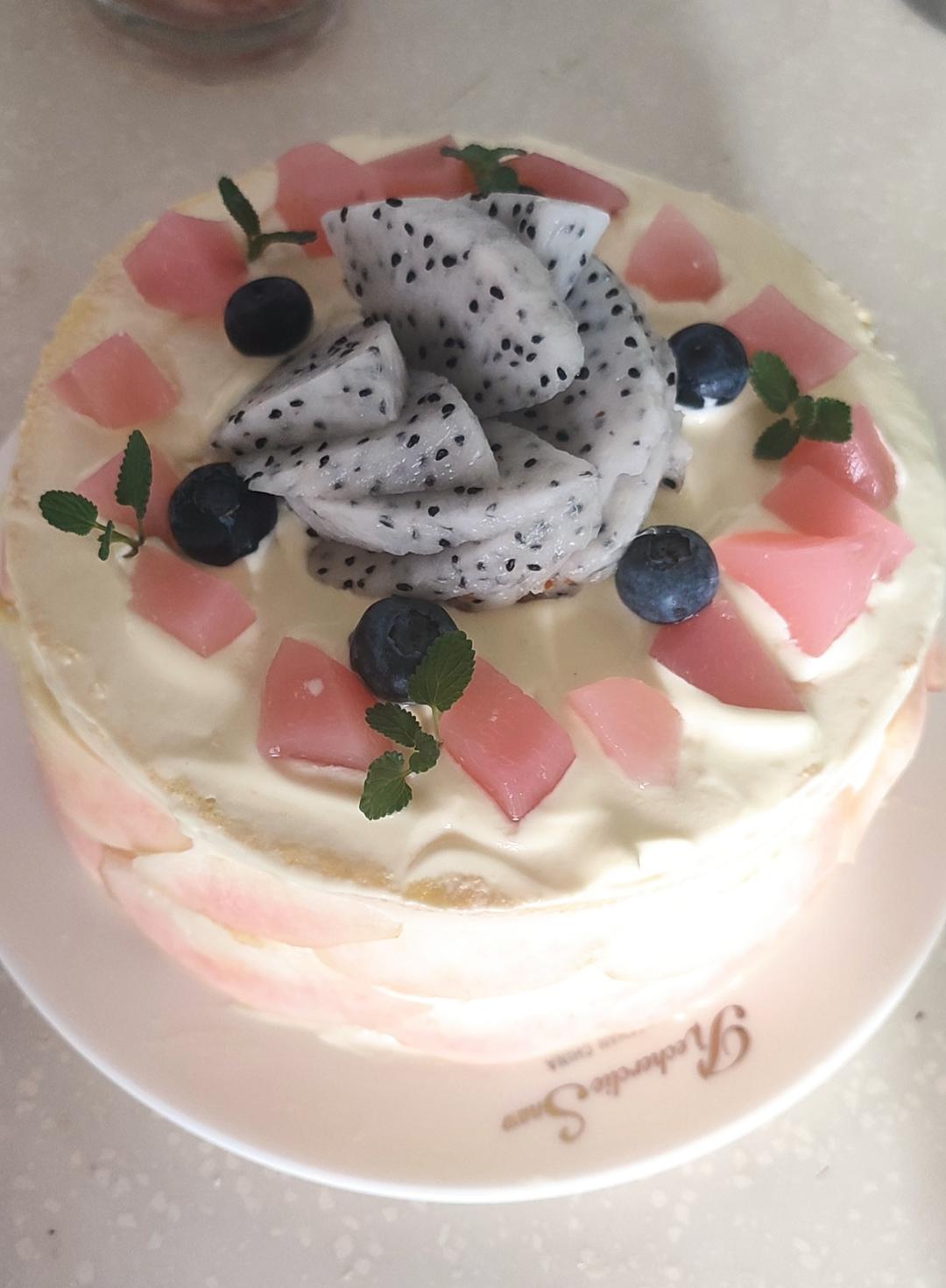 伯爵红茶桃子蛋糕搬运