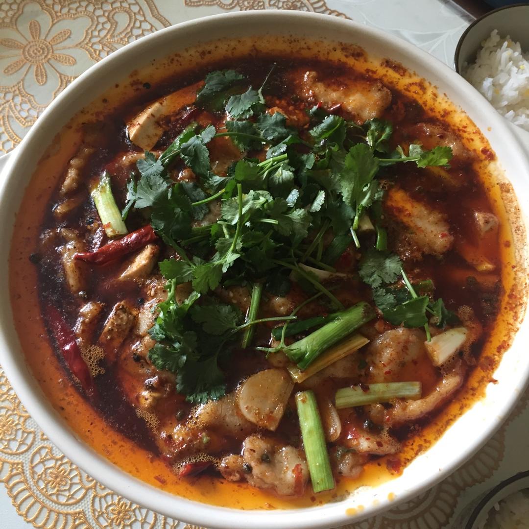 麻辣水煮鱼（巴沙鱼柳菜多多版）