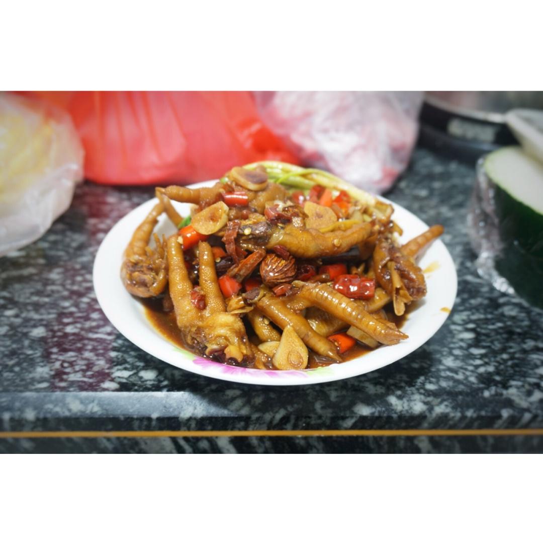 香辣卤鸡爪