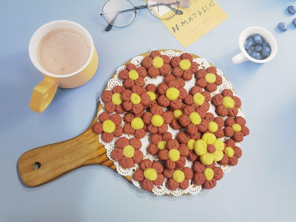 送你一朵小红花同款饼干