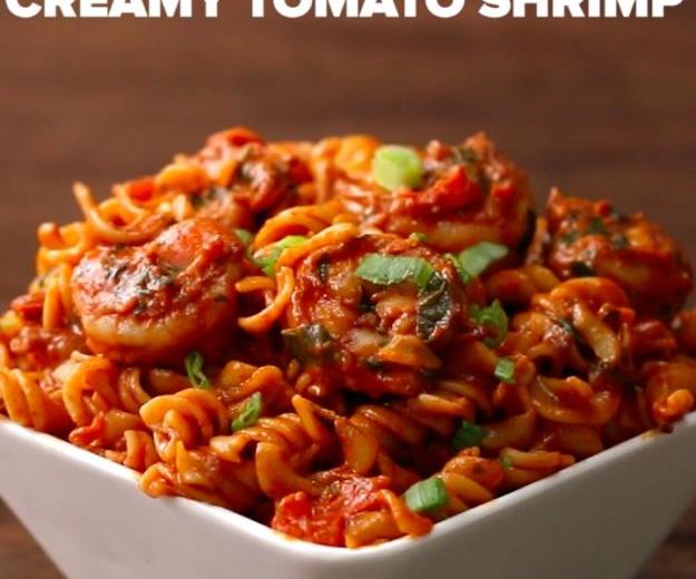 蕃茄鮮蝦意麵 Tomato Shrimp Rotini