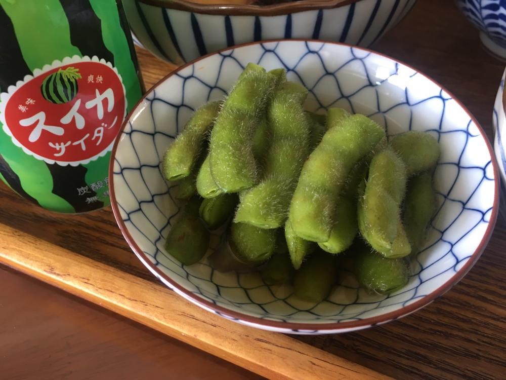 冰镇香糟毛豆