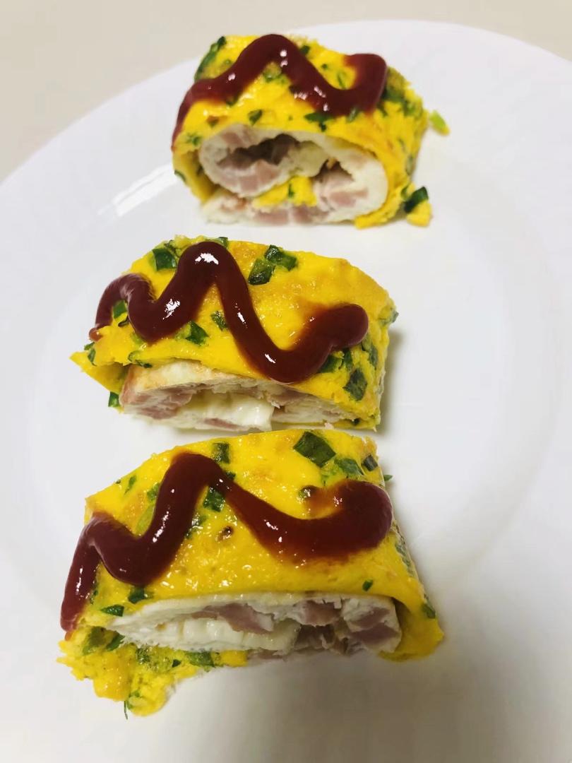 双色早餐鸡蛋饼