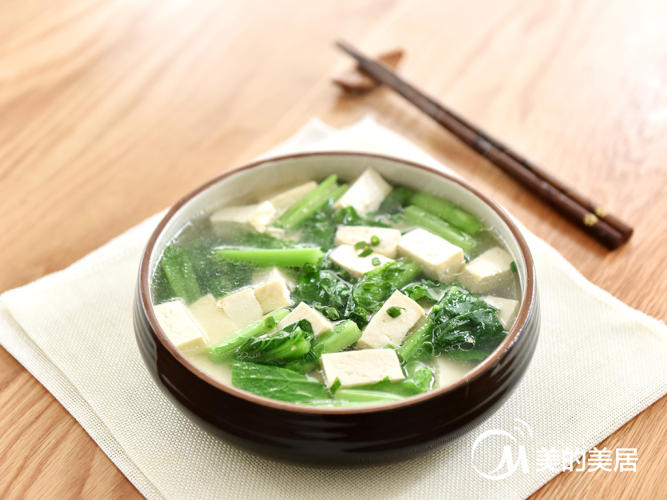 青菜豆腐汤