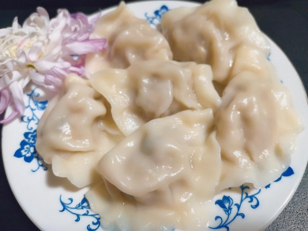 菊花猪肉沙姜水饺