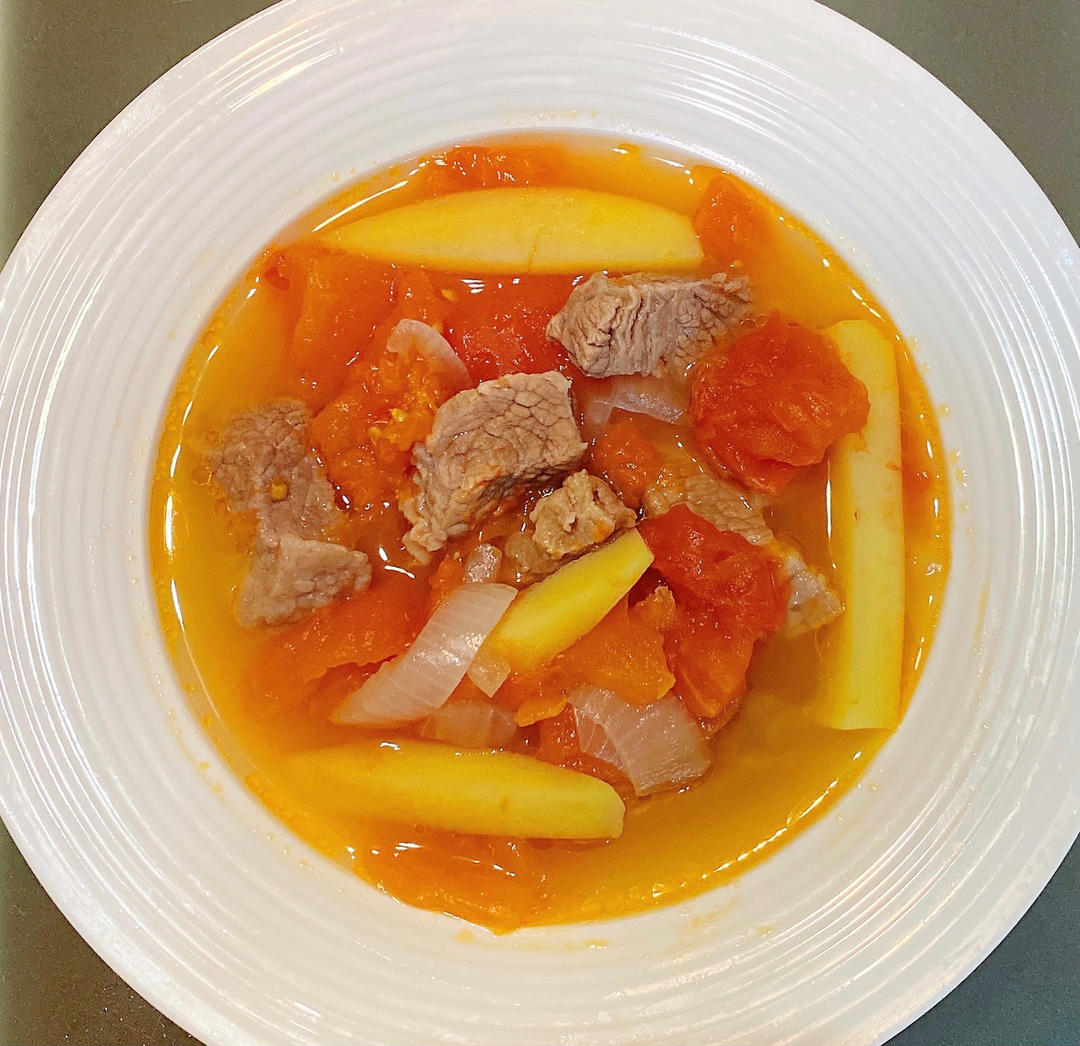 番茄土豆炖牛腩