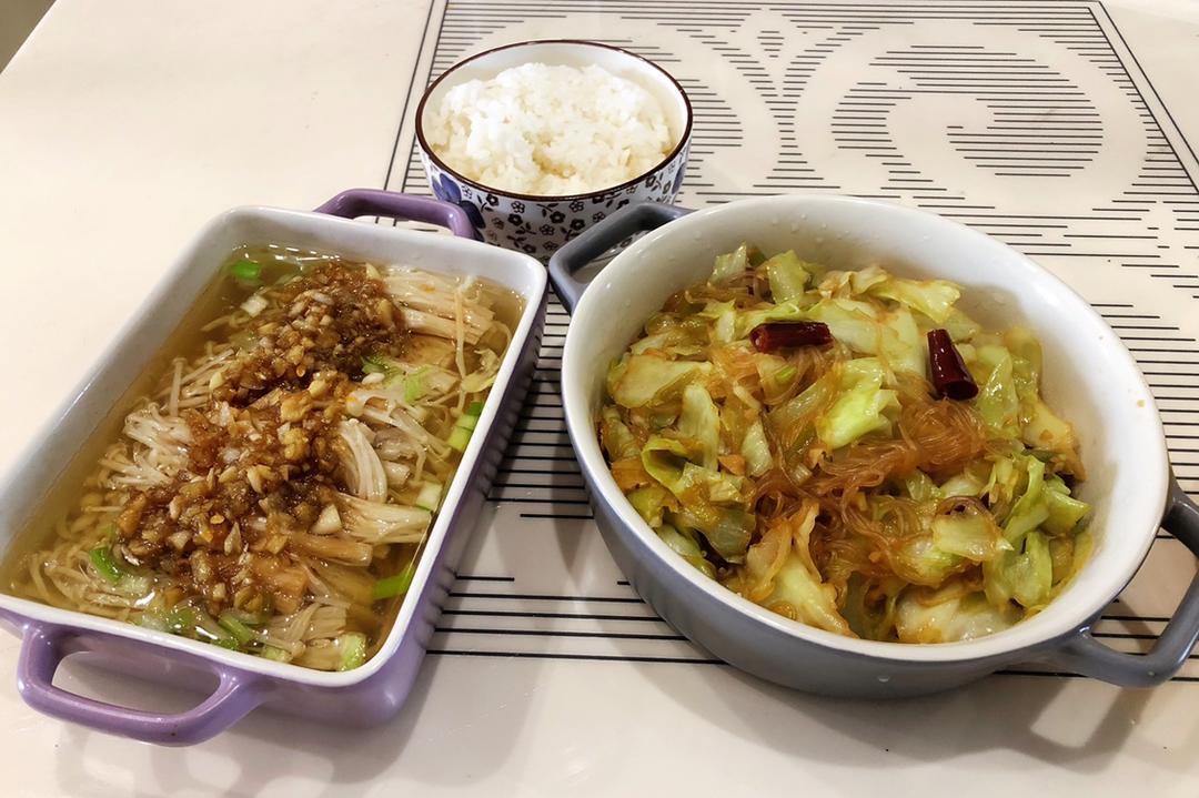 蒜蓉蒸金针菇