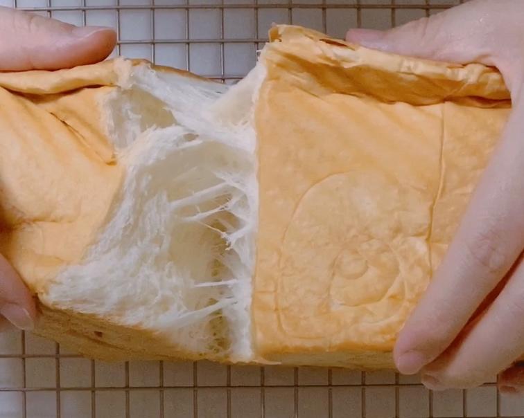 山茶花拉丝生吐司（不加鸡蛋）