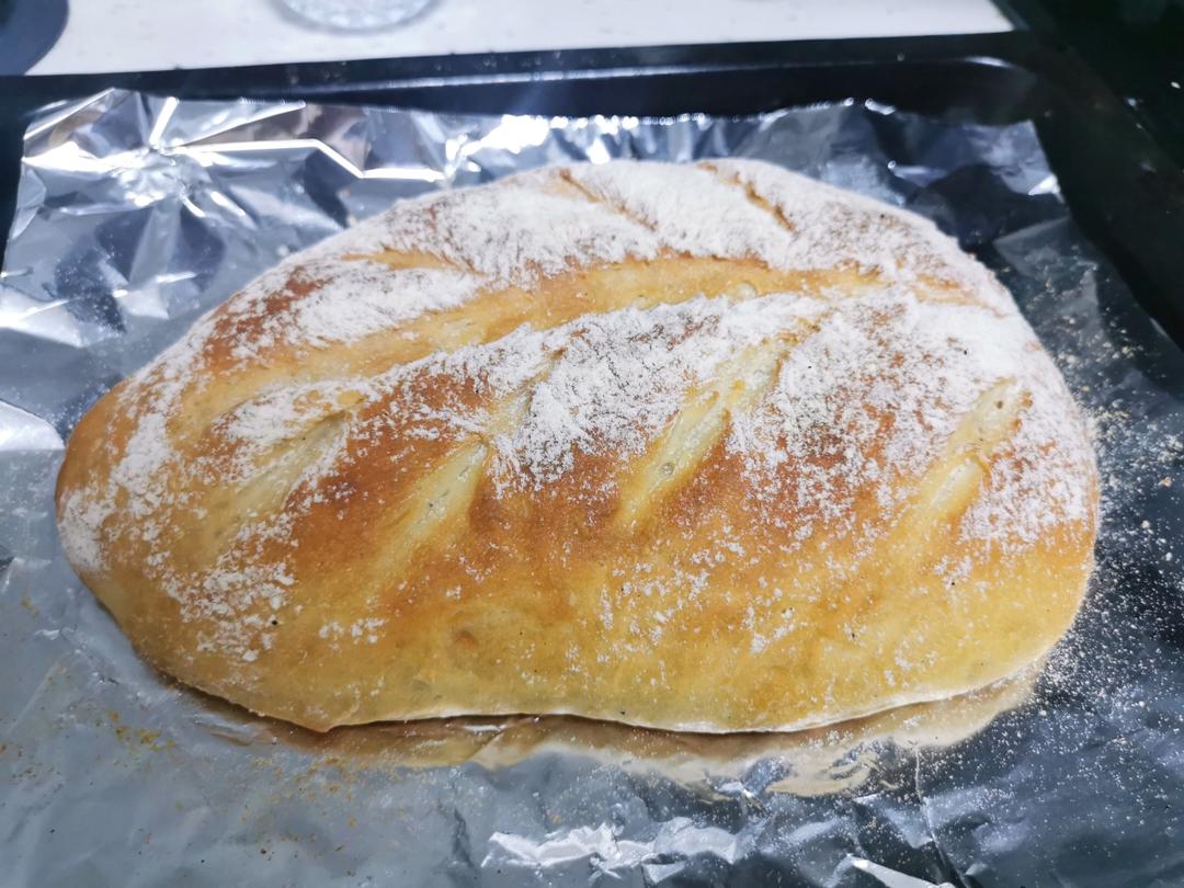 全麦蔓越莓核桃软欧包