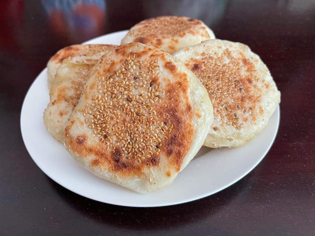 椒盐发面饼 Sesame Pancake