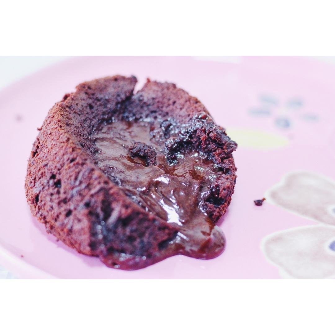 给妹子群的巧克力熔岩蛋糕