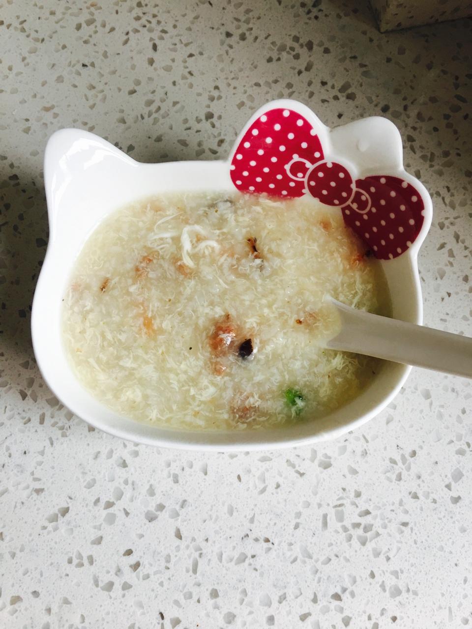 盛小添做的牛肉蛋花粥