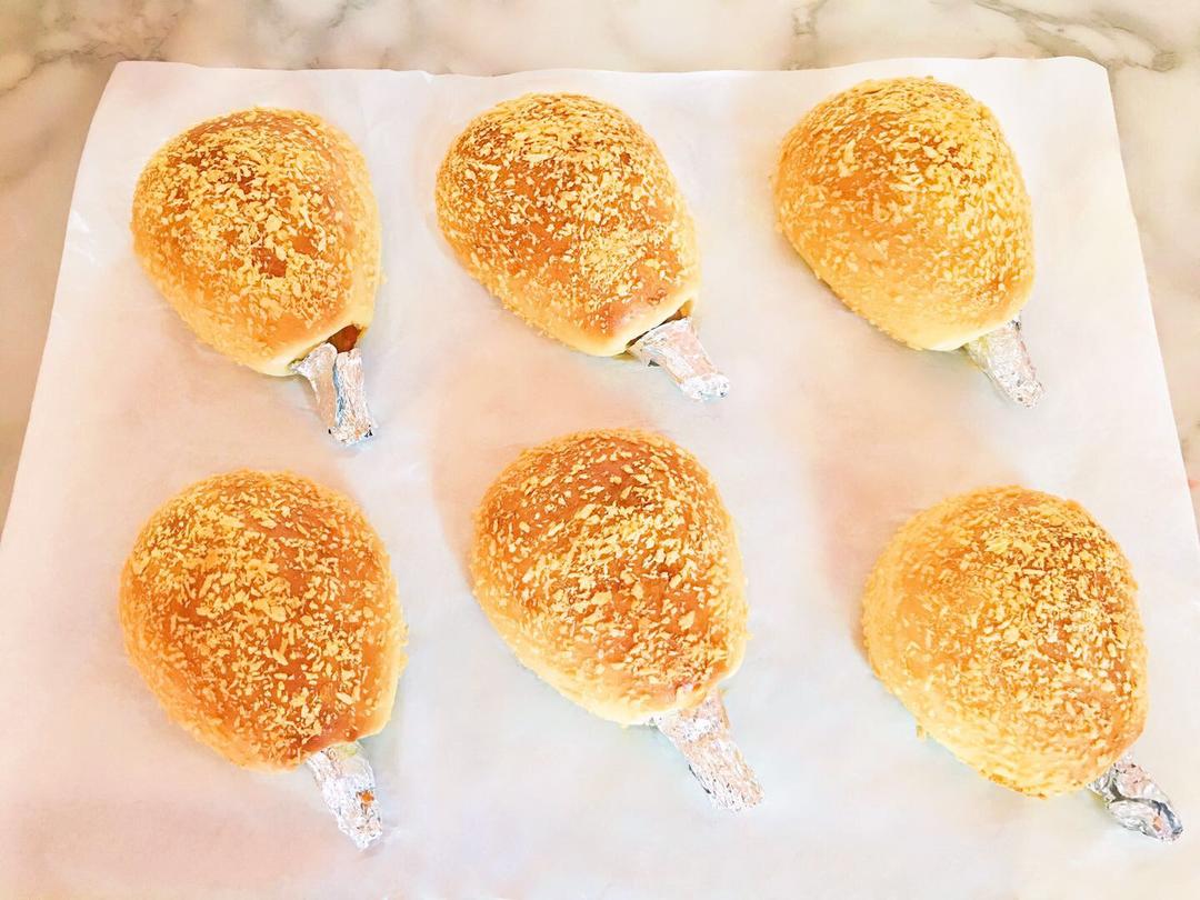 有一整只鸡腿🍗的鸡腿包