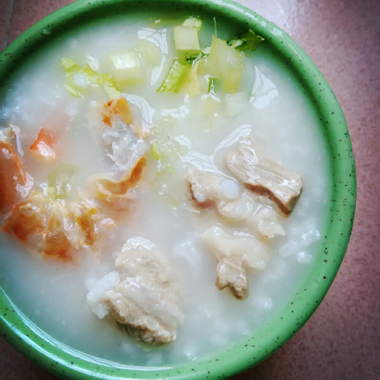 鲜虾香芹粥