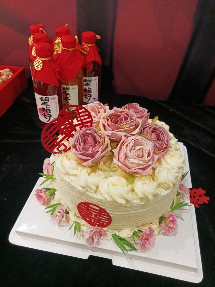 鲜花蛋糕关于鲜花的处理方法