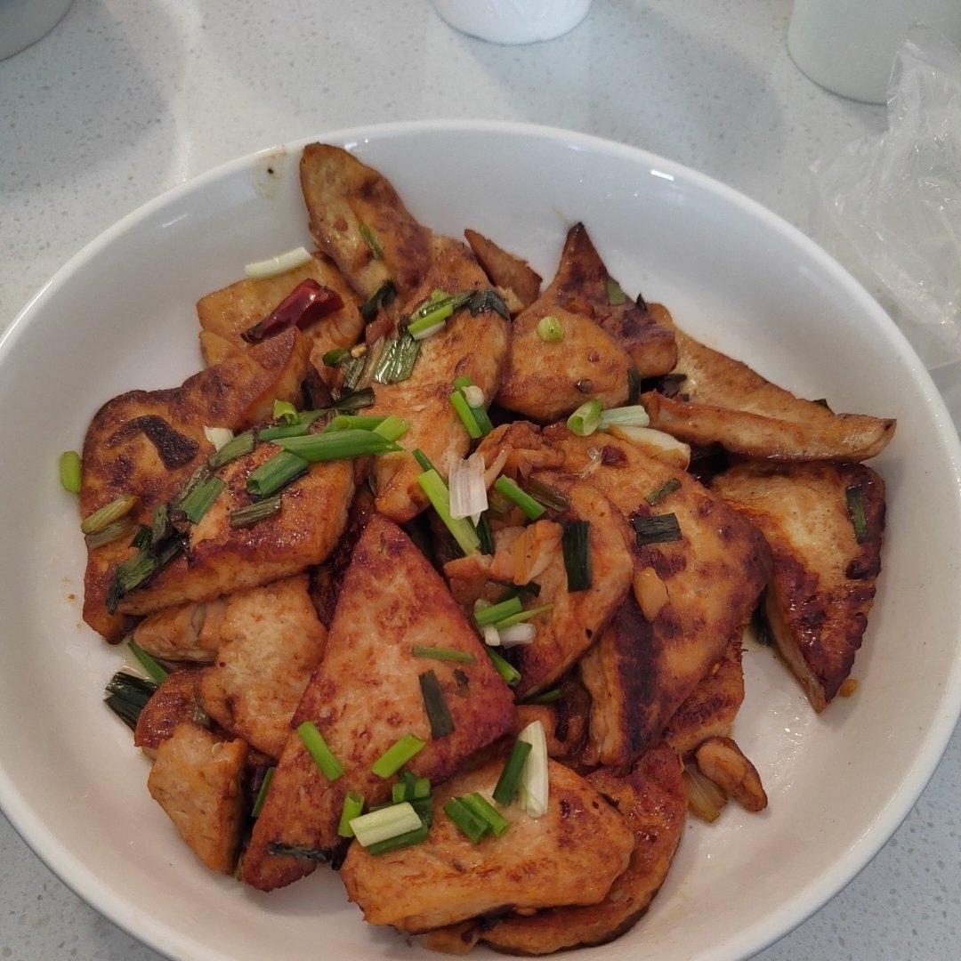 焖煎豆腐
