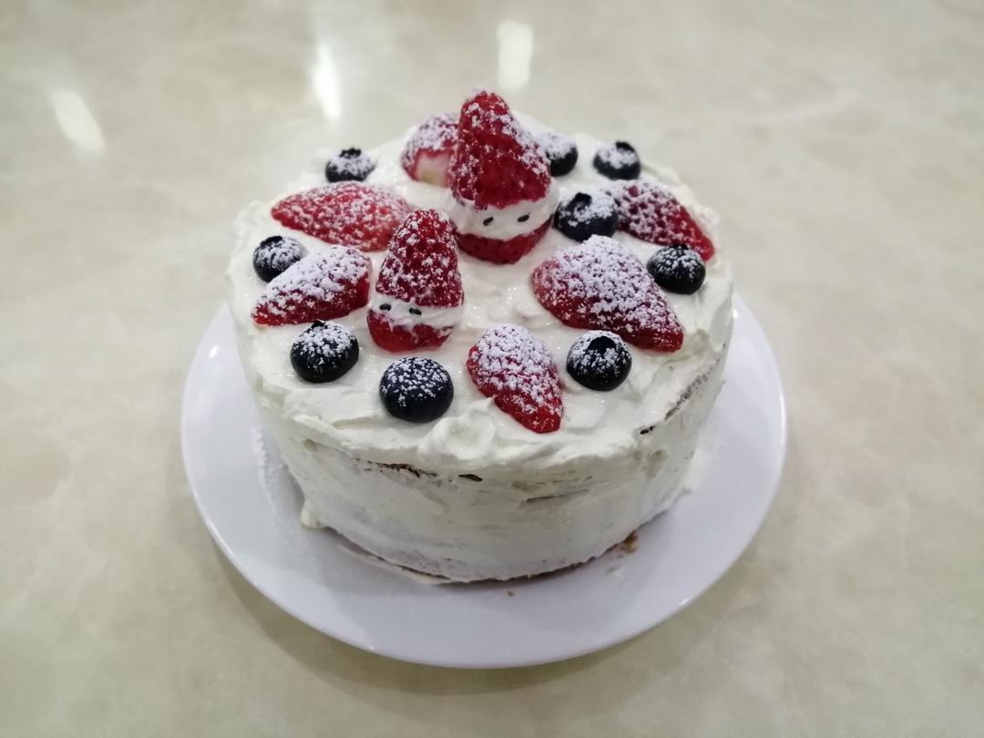 圣诞呆萌裸蛋糕