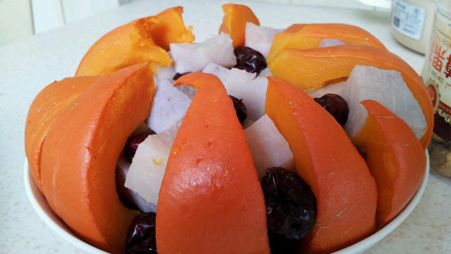 山药南瓜蒸红枣