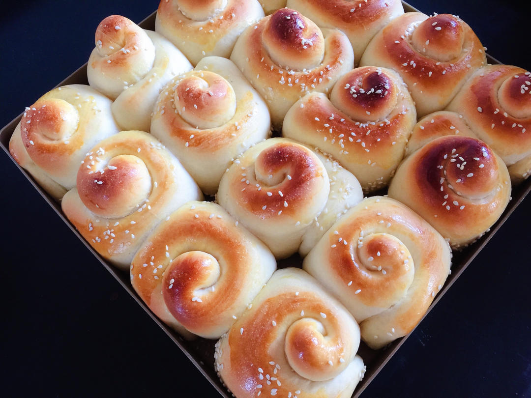 香脆柔软的蜂蜜脆底面包