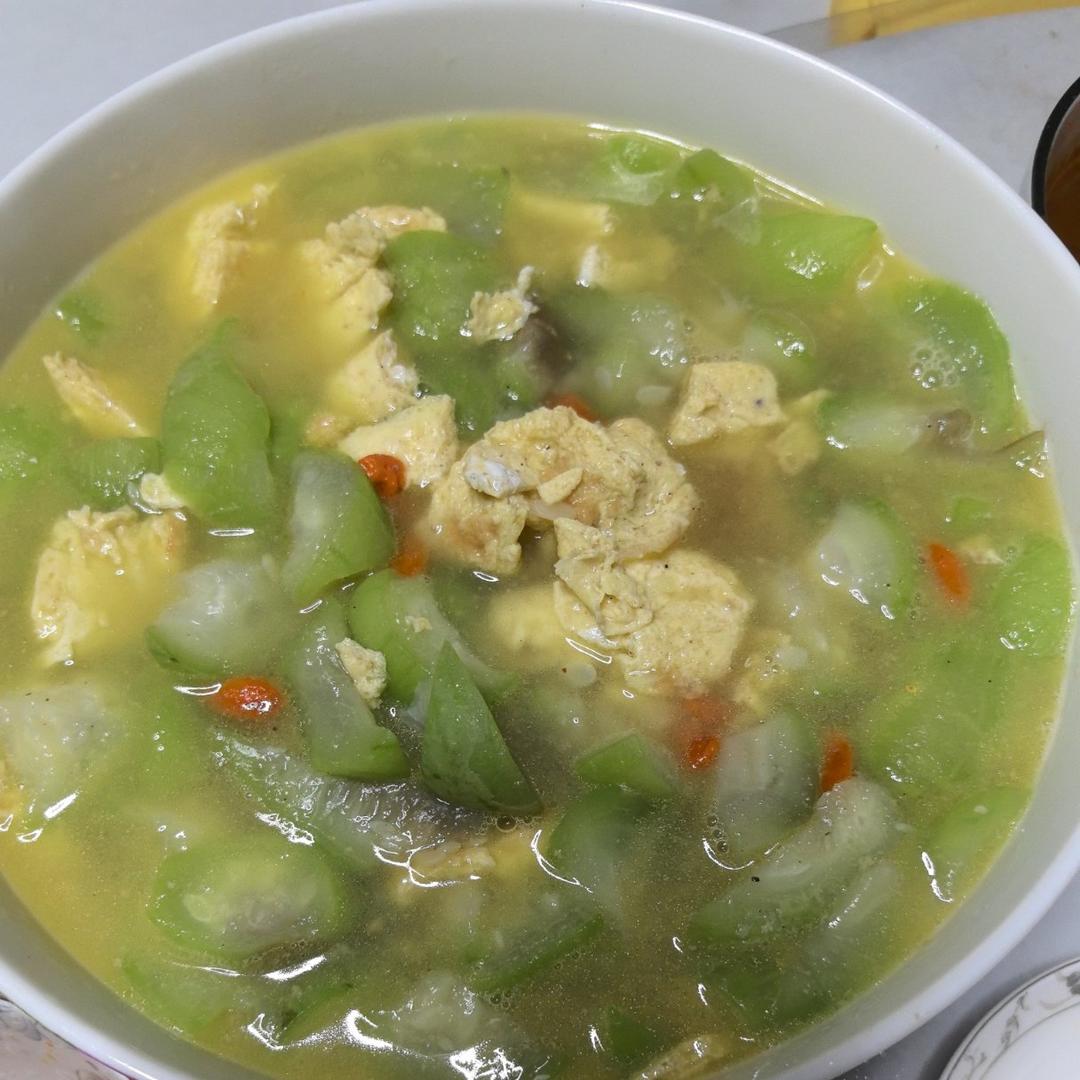 丝瓜鸡蛋汤