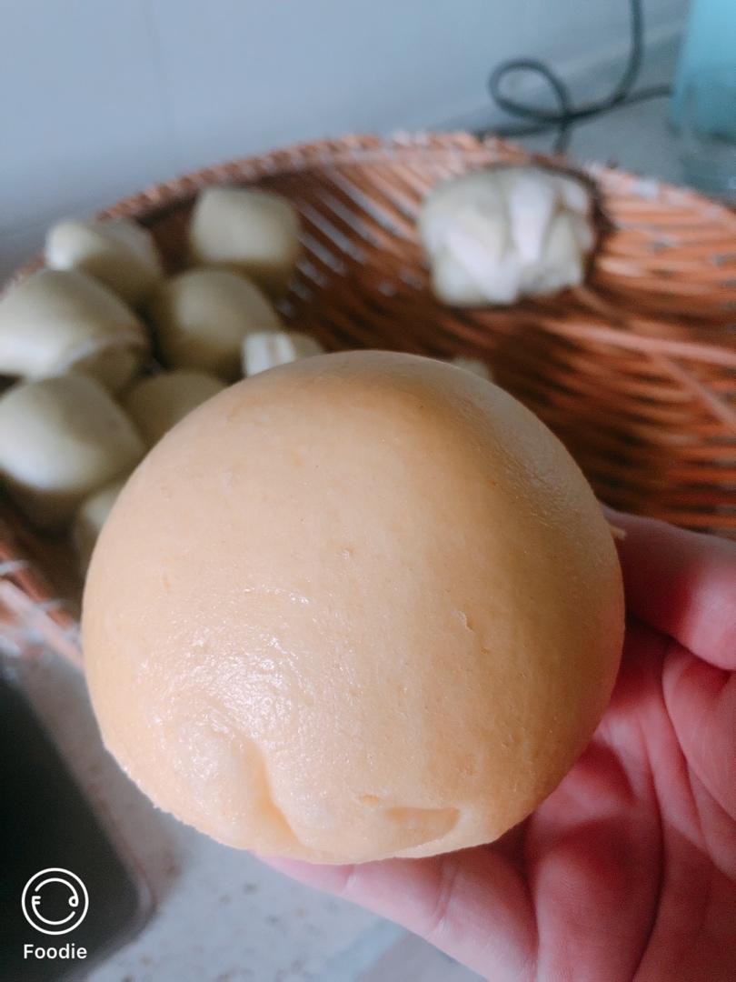 一发胡萝卜🥕馒头，纯手揉，快手