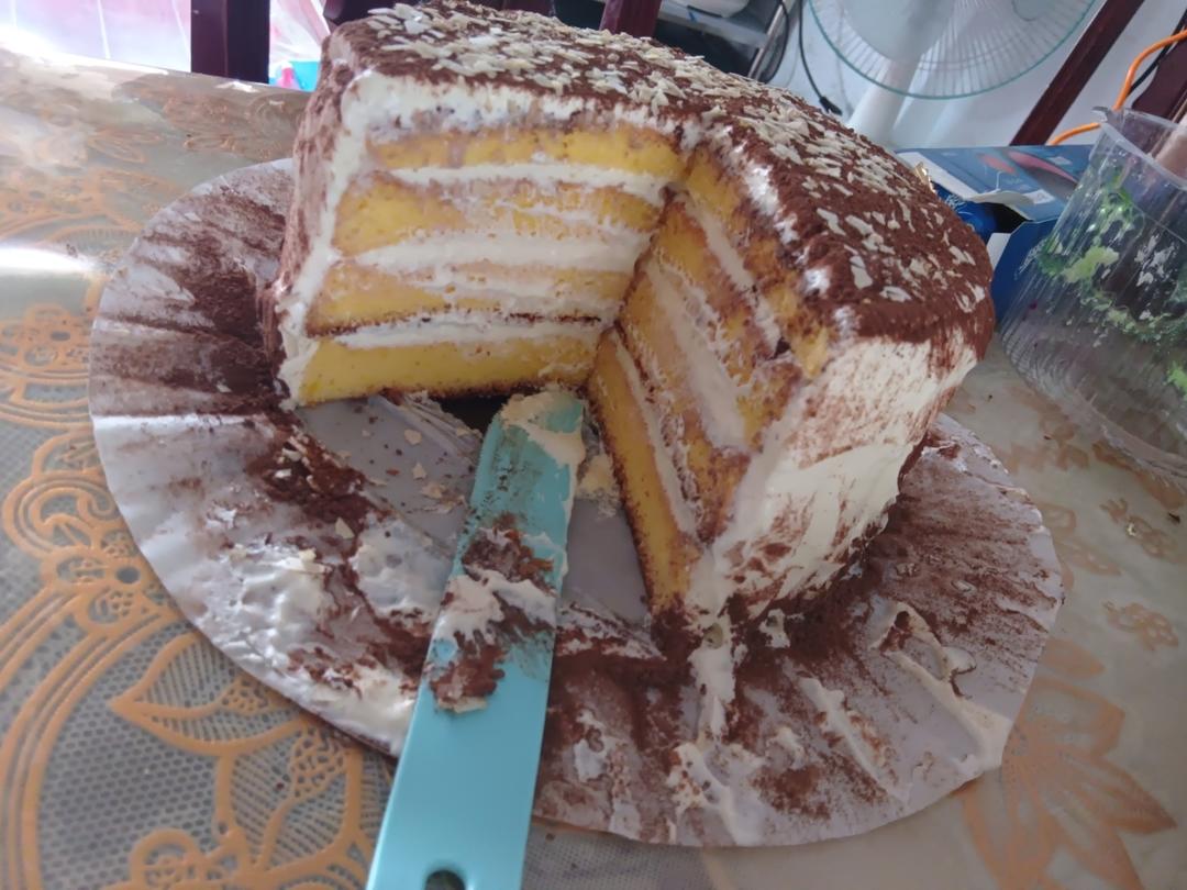生日蛋糕（自制奶油）新手可操作