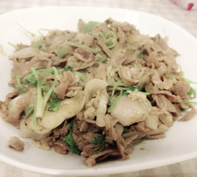 孜然羊肉片