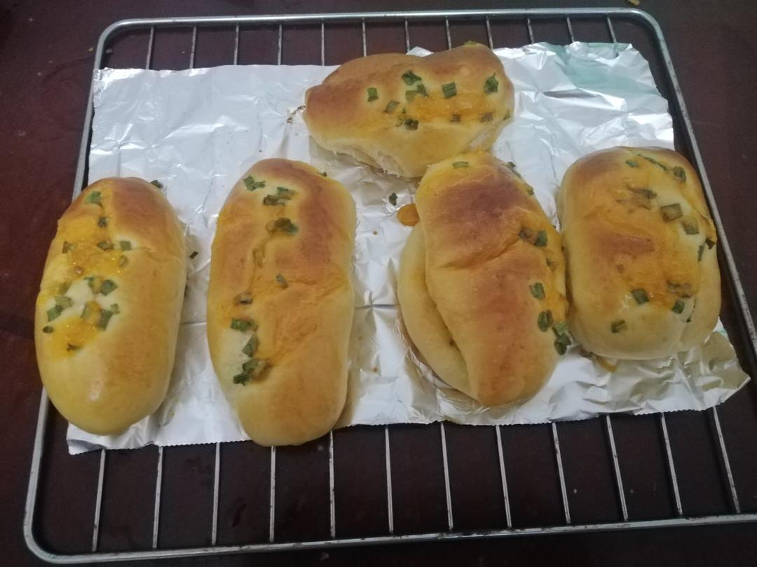 香葱火腿肉松面包