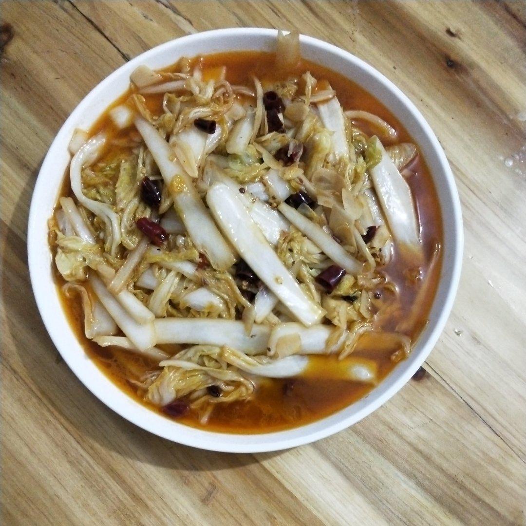 素炒辣白菜
