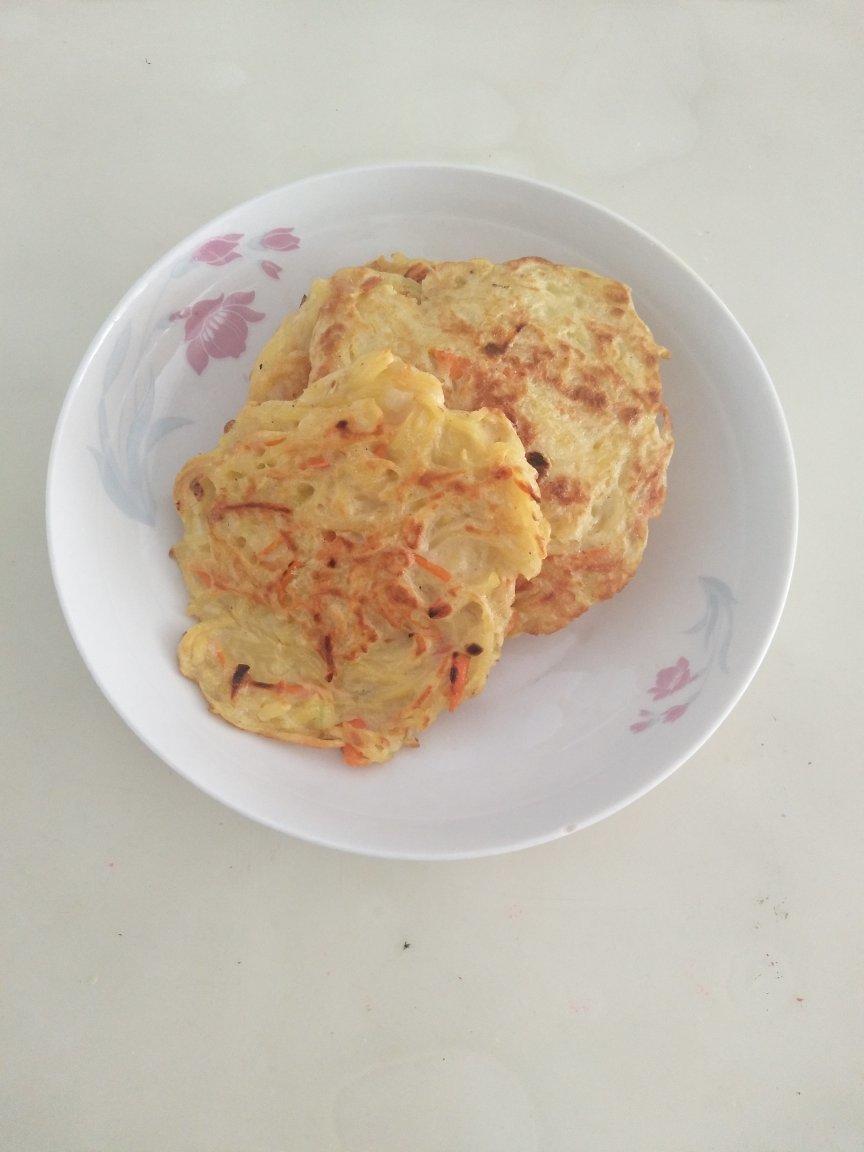 快手早餐--土豆丝鸡蛋饼