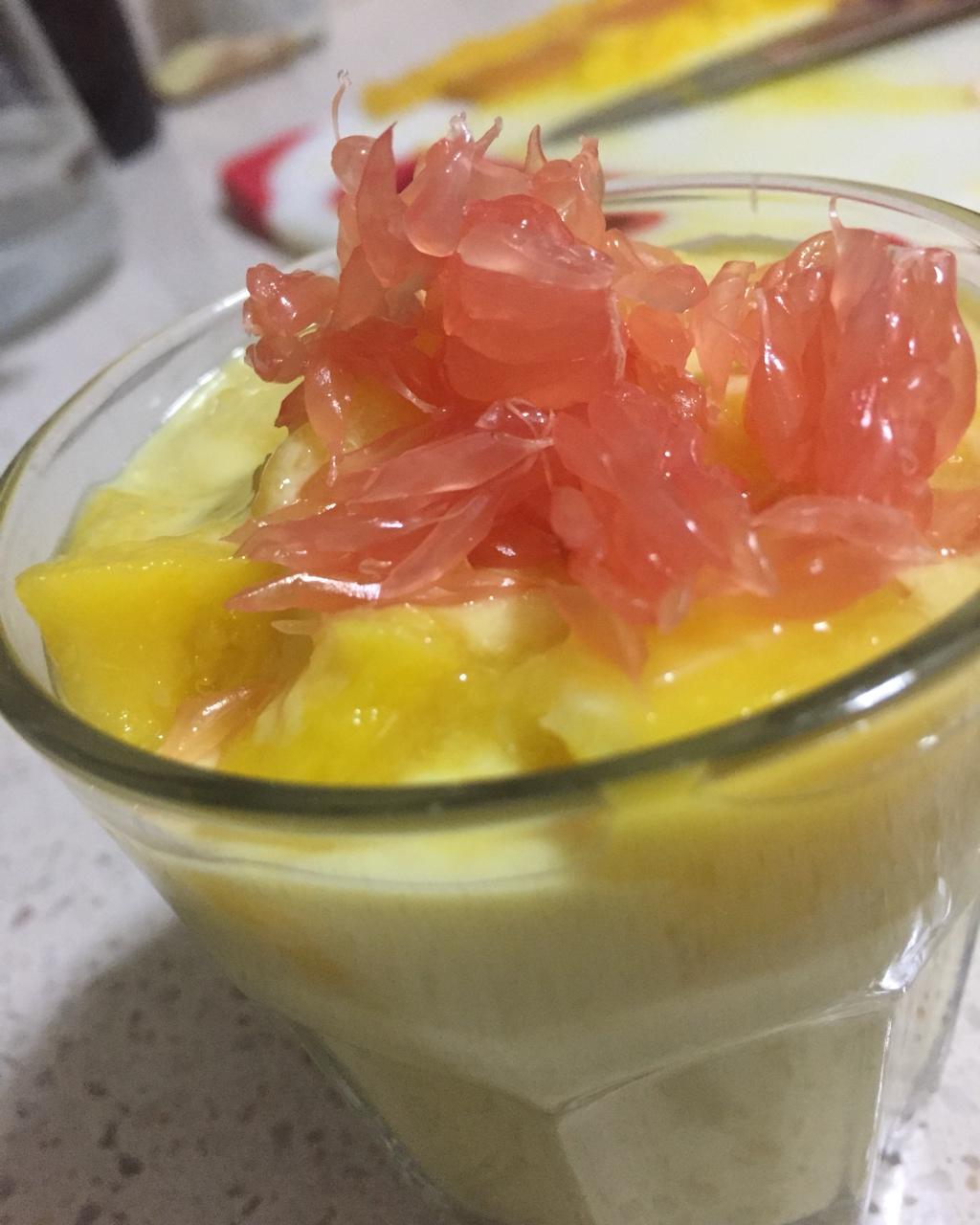 不输甜品店的杨枝甘露