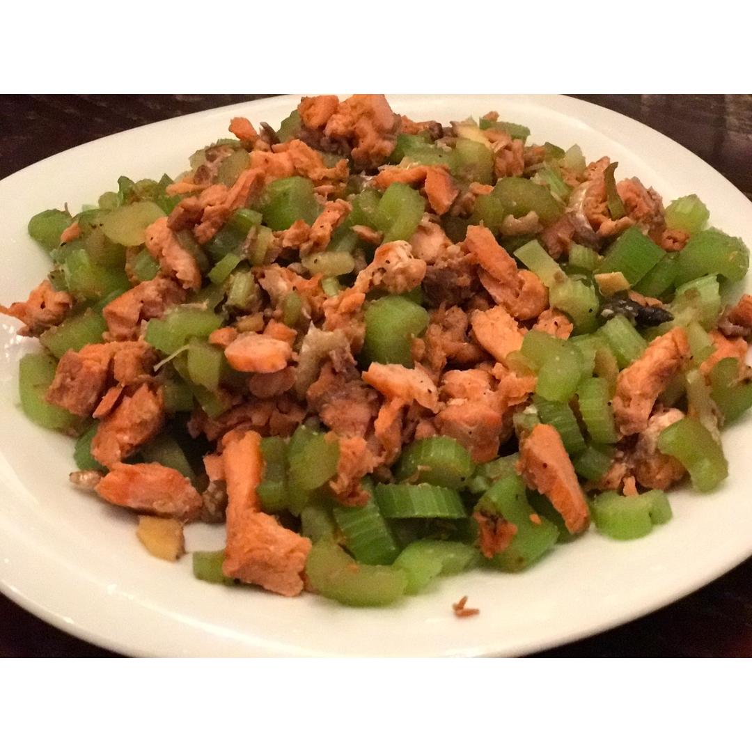 【健康三餐】鱼肉末炒西芹