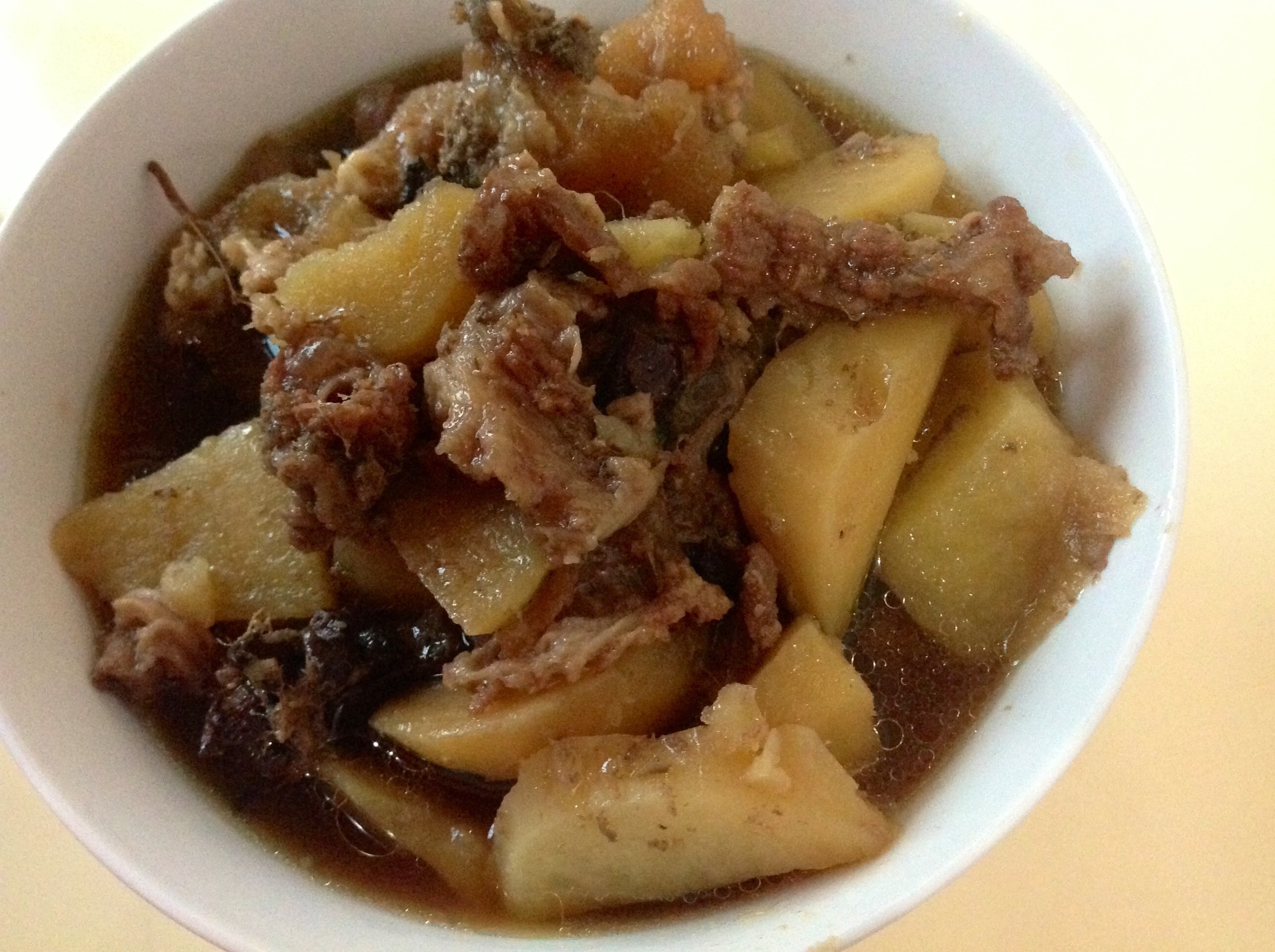 胡萝卜土豆烧牛腩