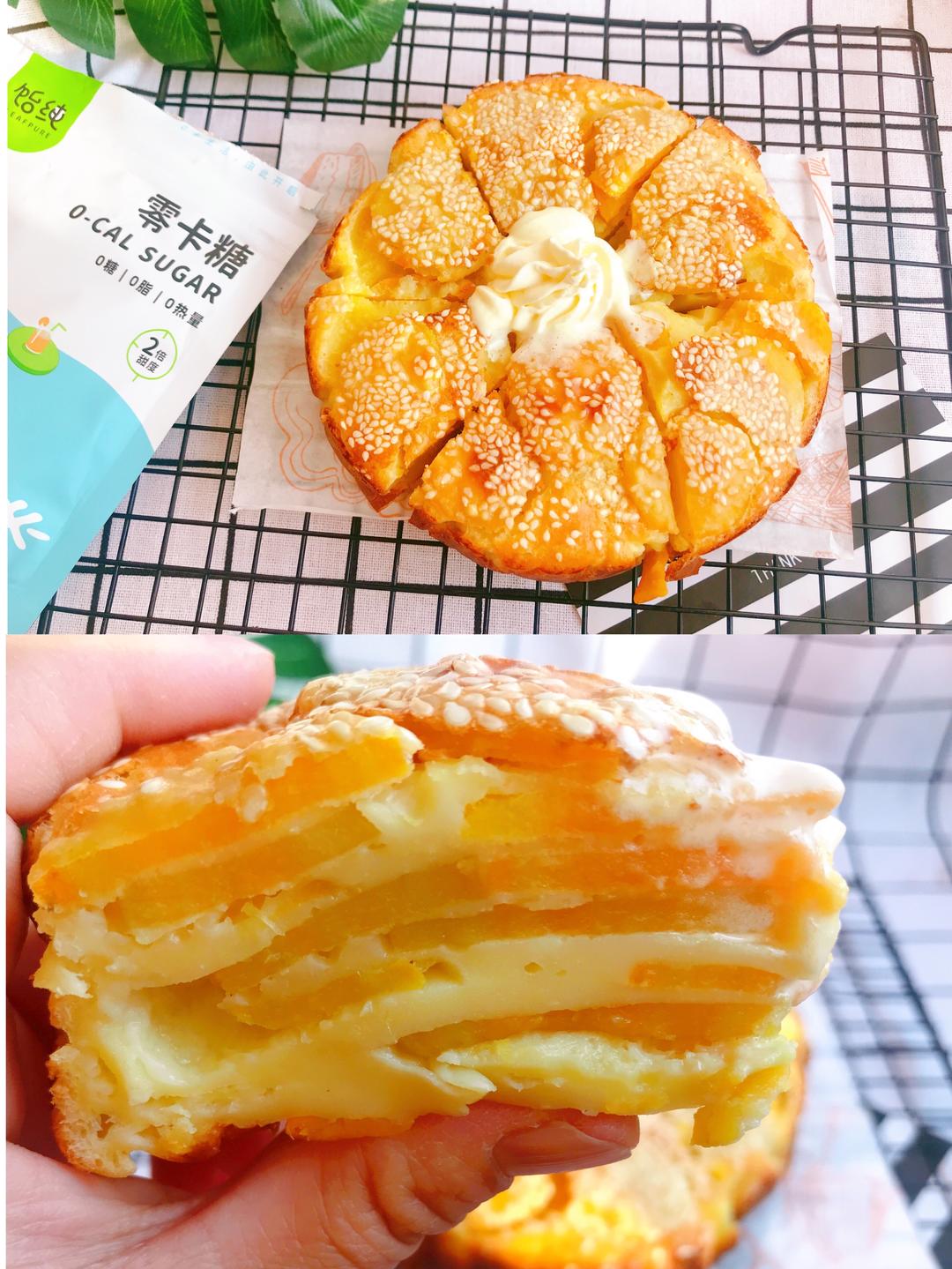 零卡糖低脂红薯千层蛋糕的做法