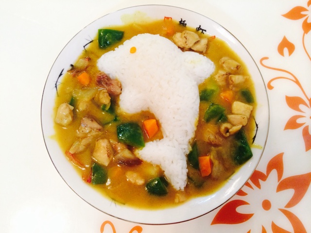 海豚咖喱饭（鸡肉）
